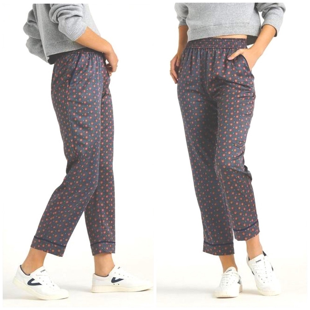 Vintage Lucky Brand Printed Cropped Trouser Pant